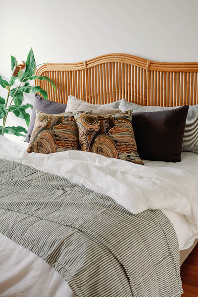 French Linen Padded Bed Cover Home On Darley Mona Vale