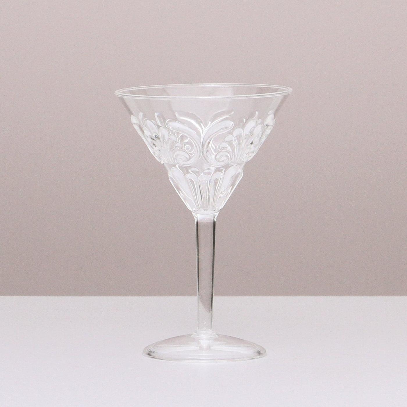 Flemington Acrylic Martini Glass - Clear
