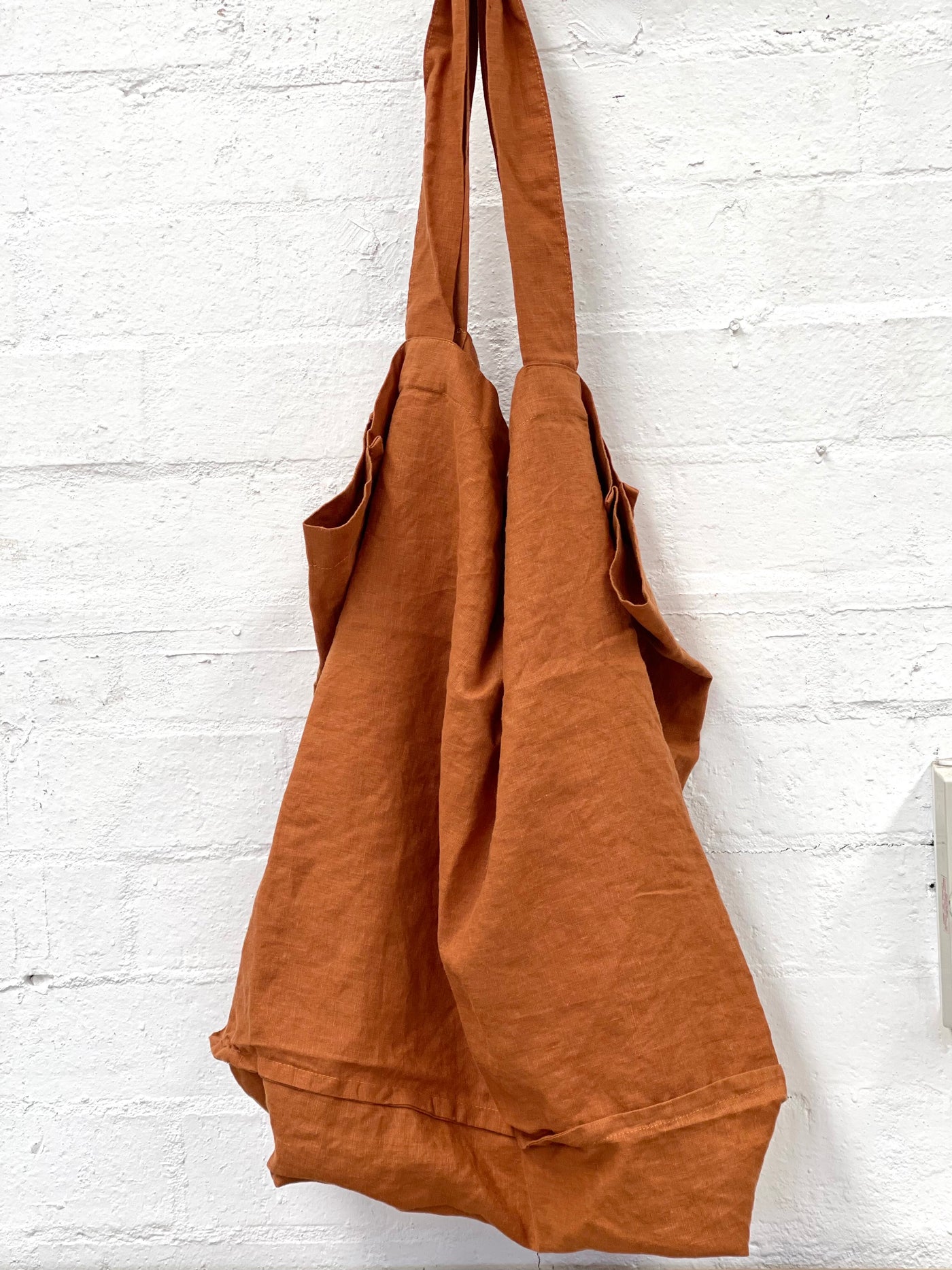 French Linen Large Market Bag