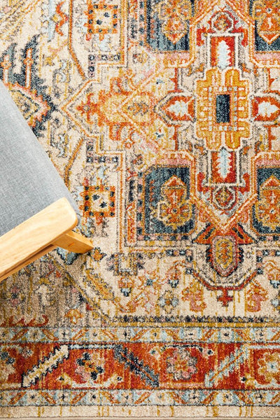 Legacy Rust Polypropylene Rug - Pre Order