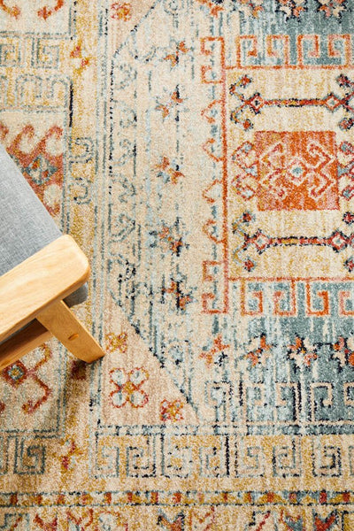 Legacy Sky Blue Polypropylene Rug - Pre Order