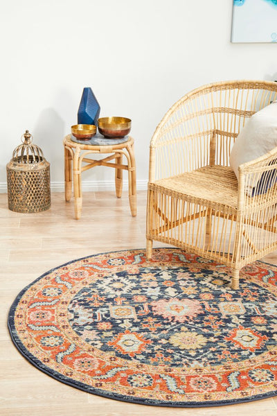 Legacy Navy Polypropylene Rug - Pre Order