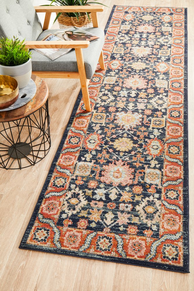 Legacy Navy Polypropylene Rug - Pre Order