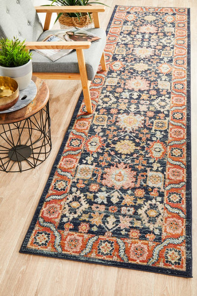 Legacy Navy Polypropylene Rug - Pre Order