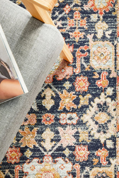 Legacy Navy Polypropylene Rug - Pre Order
