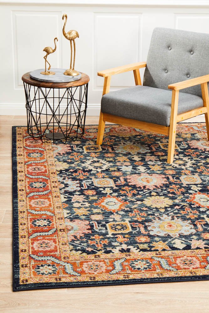 Legacy Navy Polypropylene Rug - Pre Order