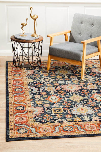 Legacy Navy Polypropylene Rug - Pre Order