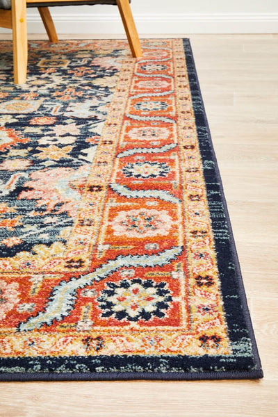 Legacy Navy Polypropylene Rug - Pre Order