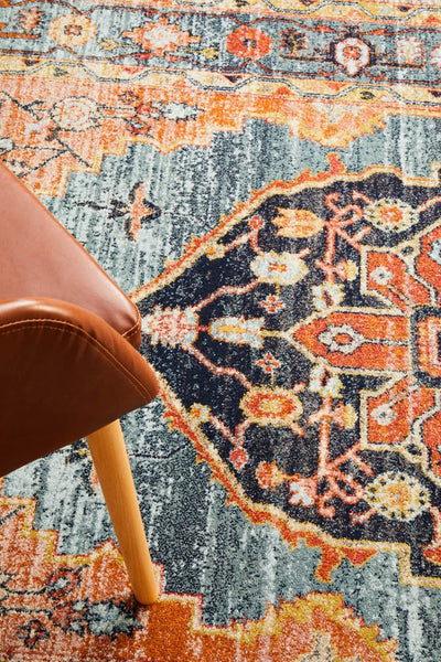 Legacy Rust Polypropylene Rug - Pre Order
