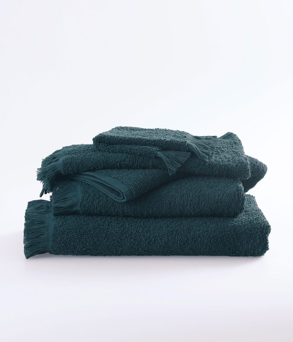 Portuguese Cotton Tusca Towels - Teal