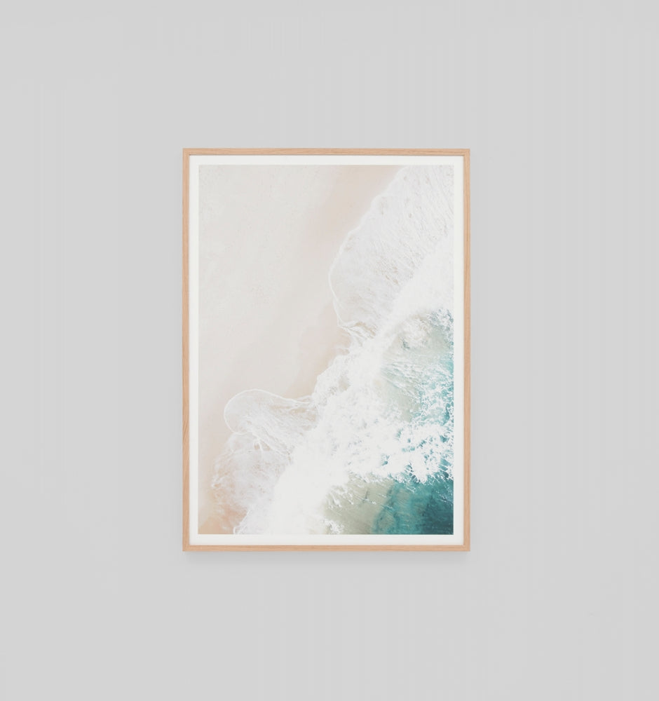 Aerial Shore Framed Print (Portrait or Landscape)