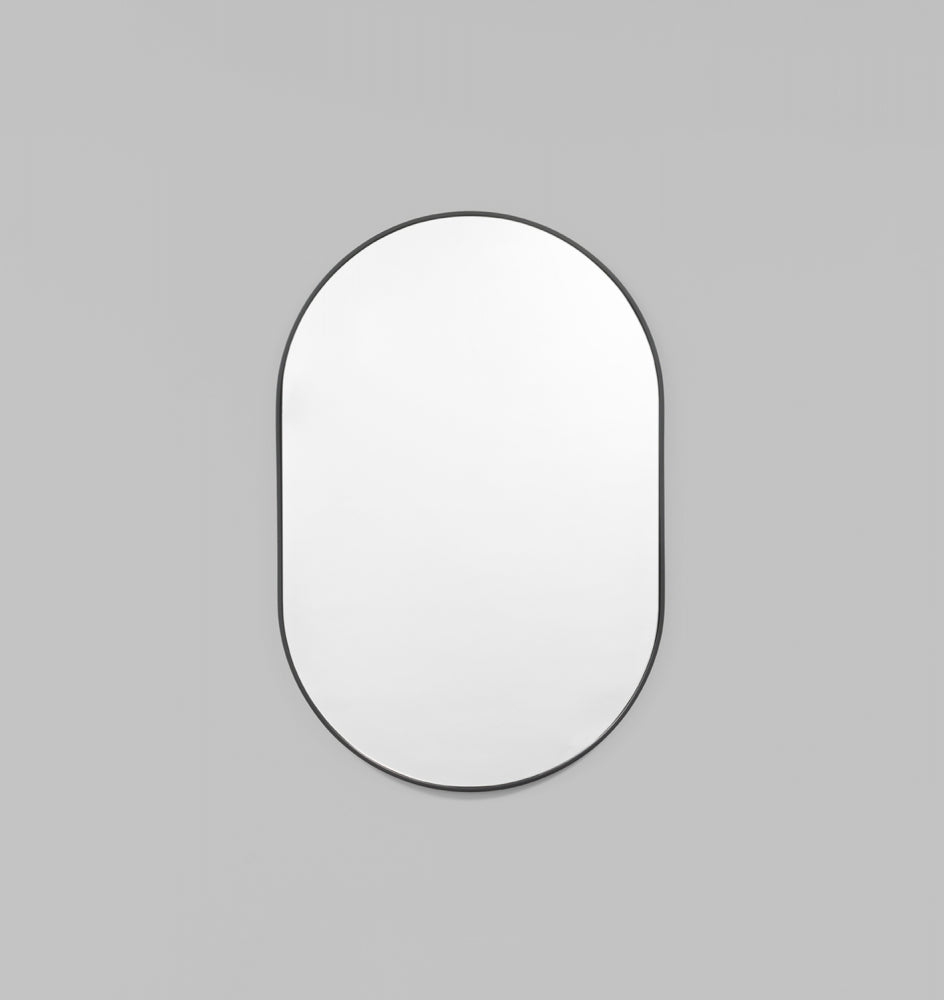 Bjorn Oval Black Rim Mirror - PRE ORDER