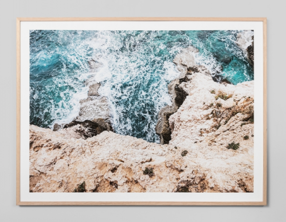 Ragged Cliff Print - 135cm x 100cm