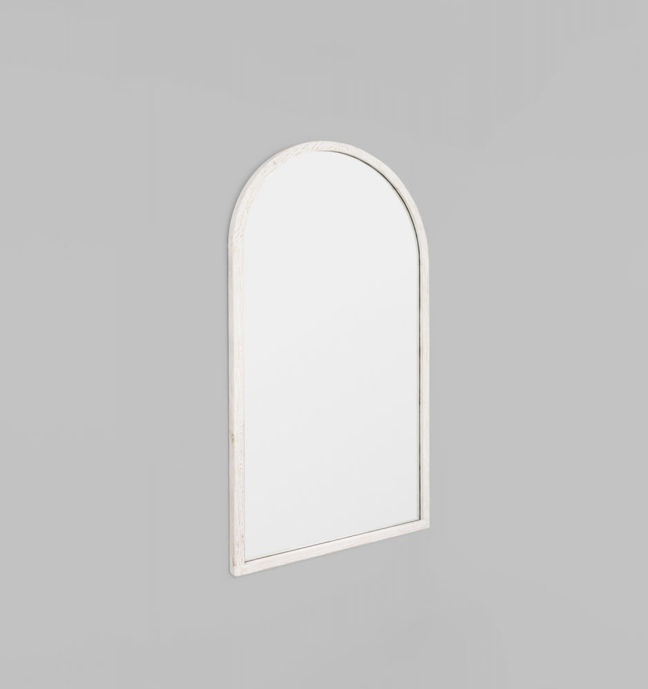 Cove Leaner White Arch Mirror 100 x 180cm - PRE ORDER