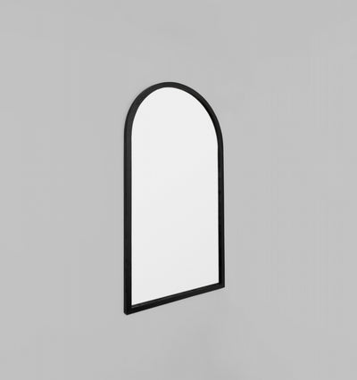 Cove Leaner Black Arch Mirror 100 x 180cm - PRE ORDER