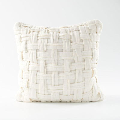 Crosier Cushion - Ivory/White