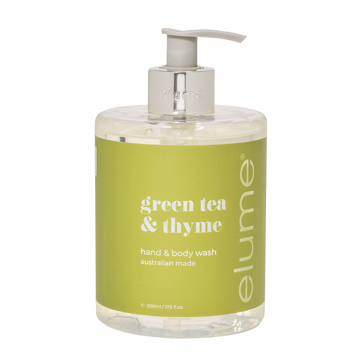 Green Tea & Thyme Hand & Body Wash 500mL
