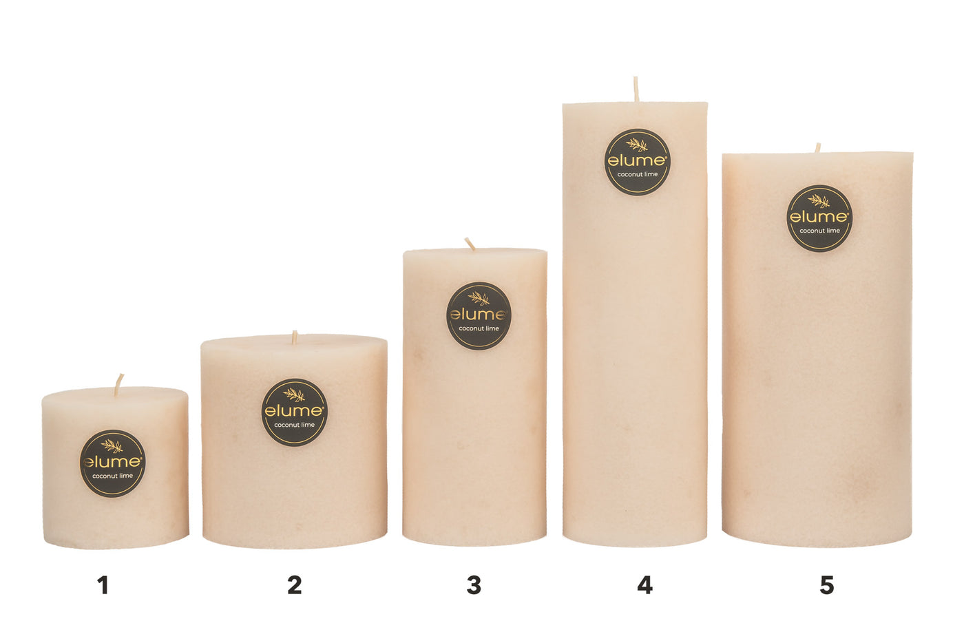 Coconut Lime Pillar Candle