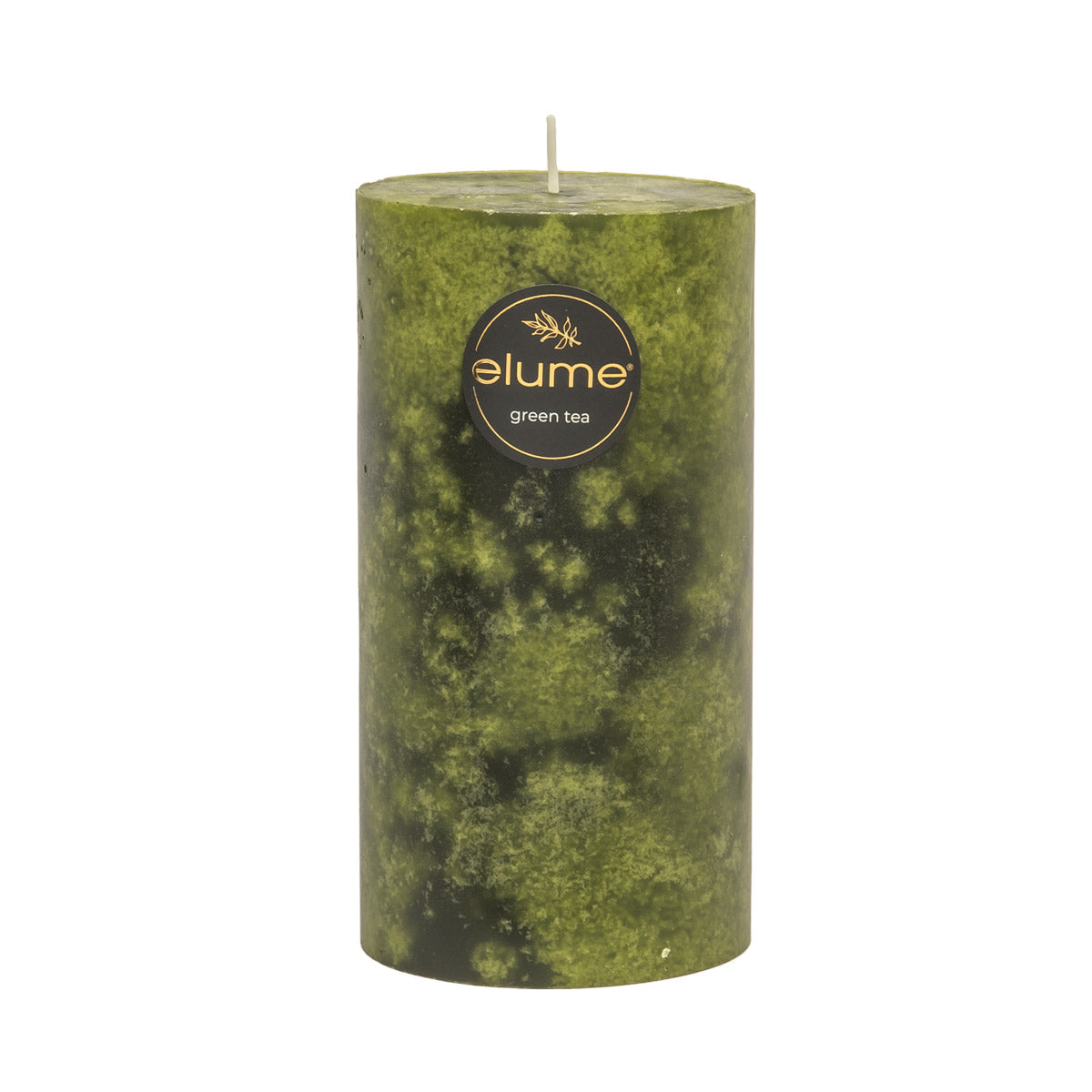 Green Tea  Pillar Candle