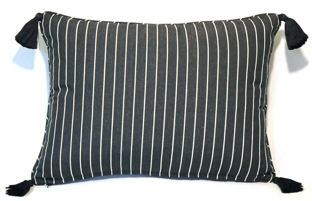 Home On Darley Mona Vale craft Studio Regatta Cushion Charcoal