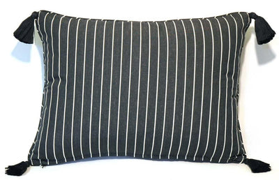 Home On Darley Mona Vale craft Studio Regatta Cushion Charcoal