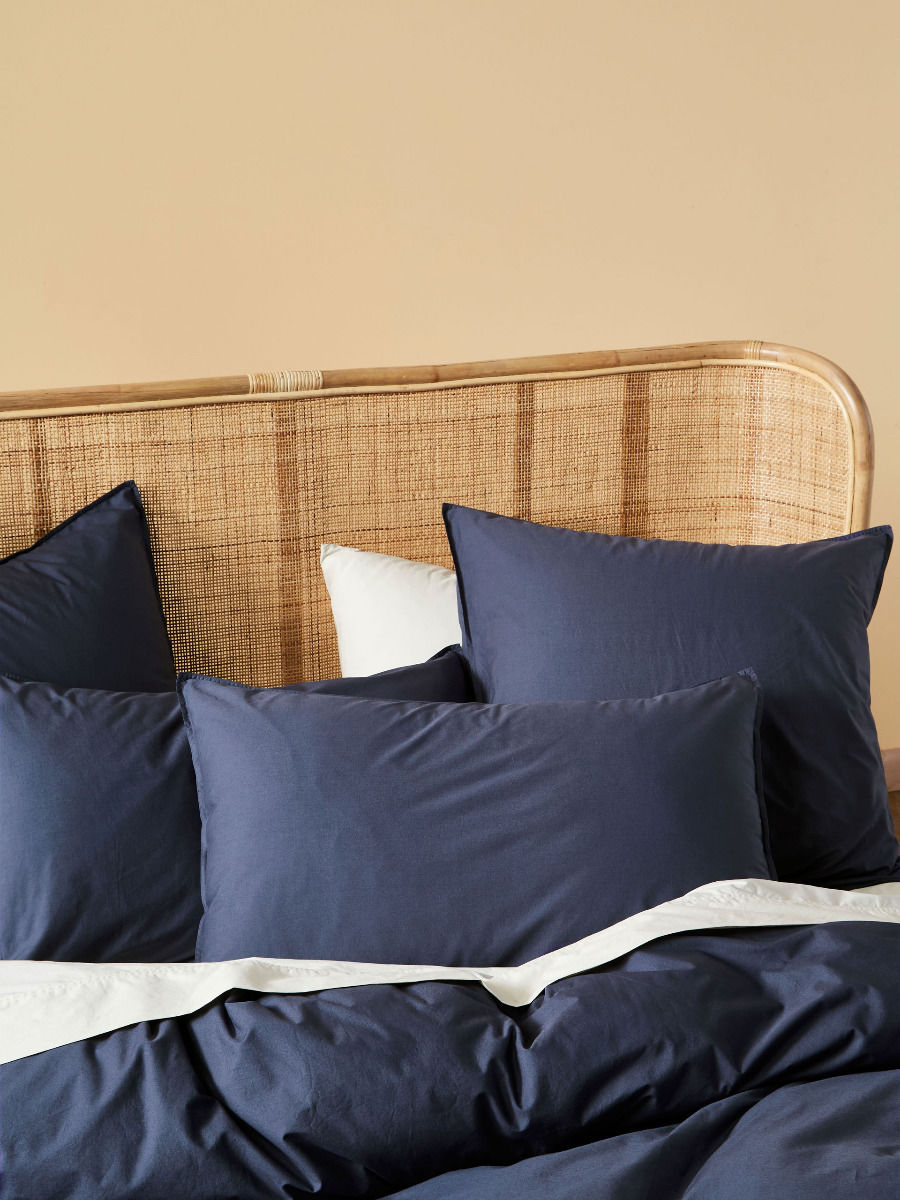 Terra Organic Cotton Standard Pillowcase Pair - Midnight