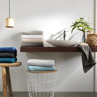 Sheridan Living Textures Towel Collection - Misty Teal