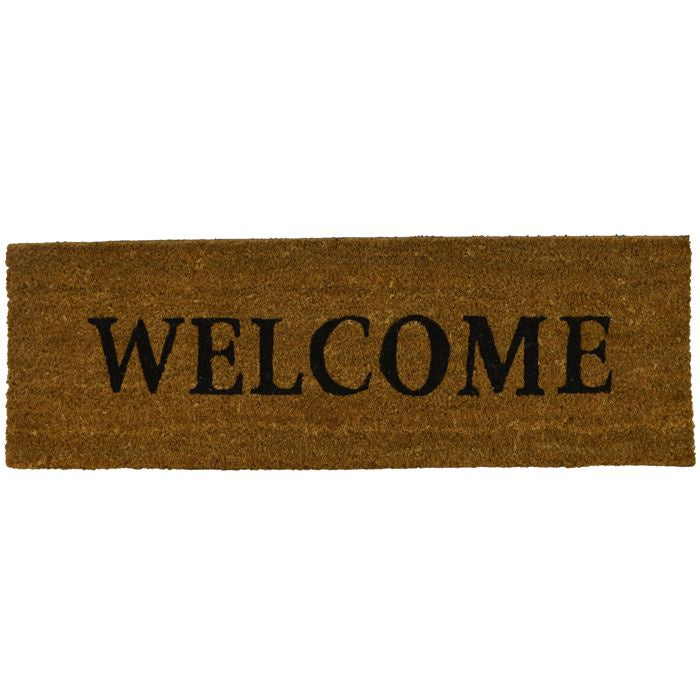 Welcome Coir PVC Backed Doormat Large