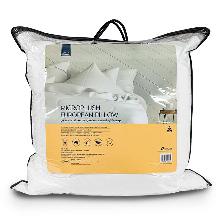 Cloud Support Microplush European Pillow