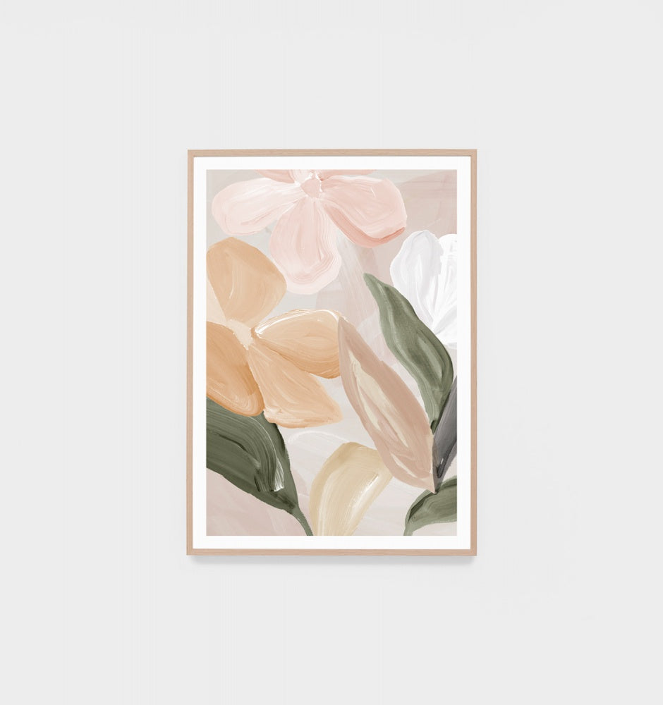 Painterly Bouquet #1 Framed Print