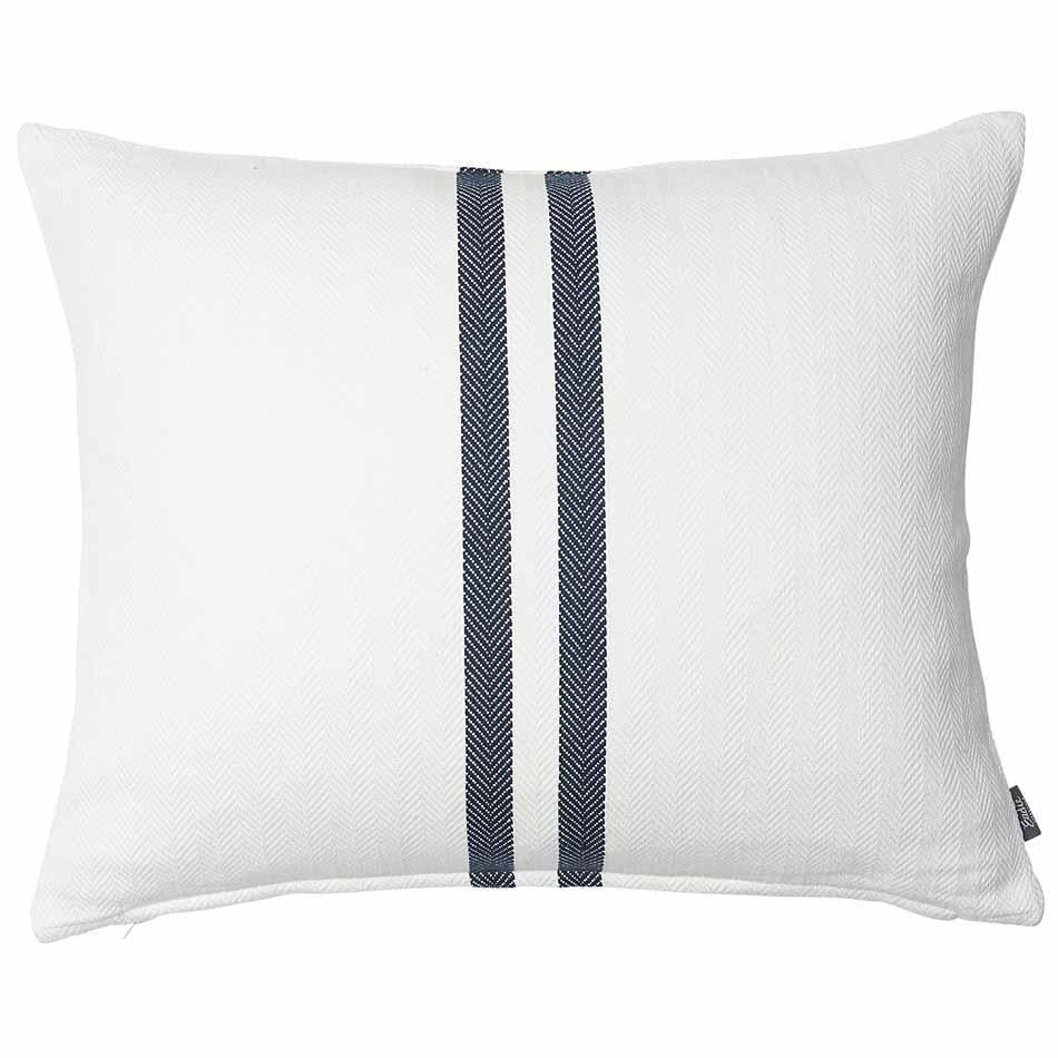 Eadie Simpatico Cushion White/Navy - Home On Darley Mona Vale